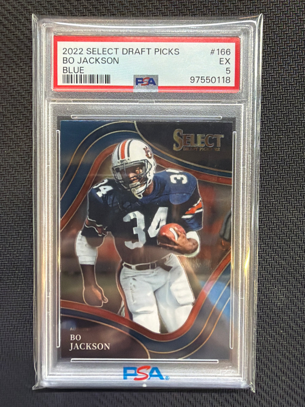 2022 Select Draft Picks Bo Jackson Blue #166 PSA 5 Auburn