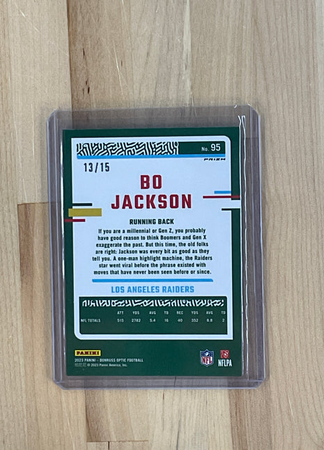 2023 Optic Bo Jackson Purple Stars /15