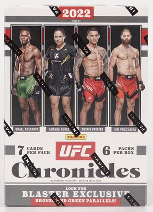 2022 Panini Chronicles UFC 6-Pack Blaster Box