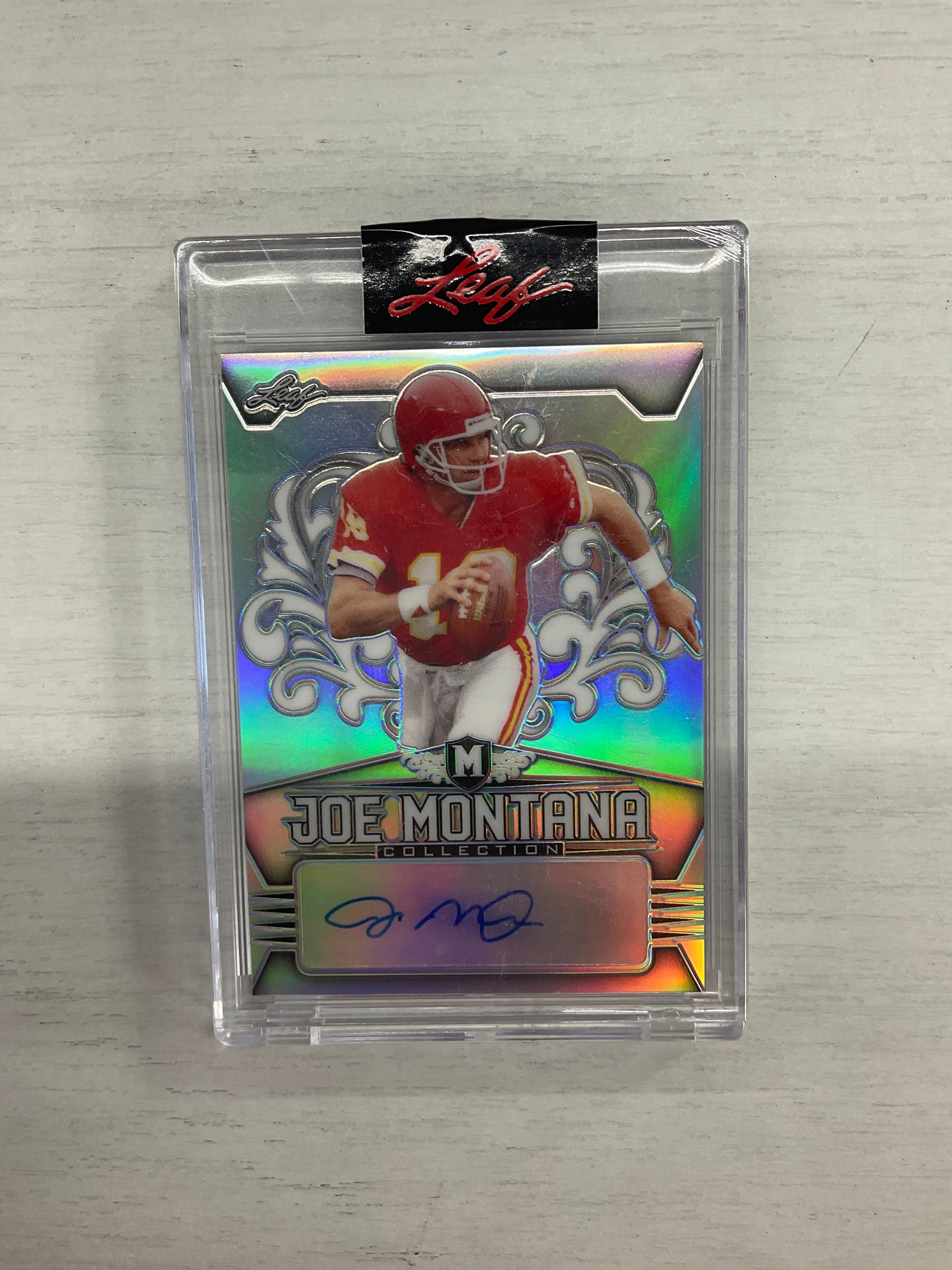 2020 Leaf Joe Montana Collection Auto /50 Cheifs