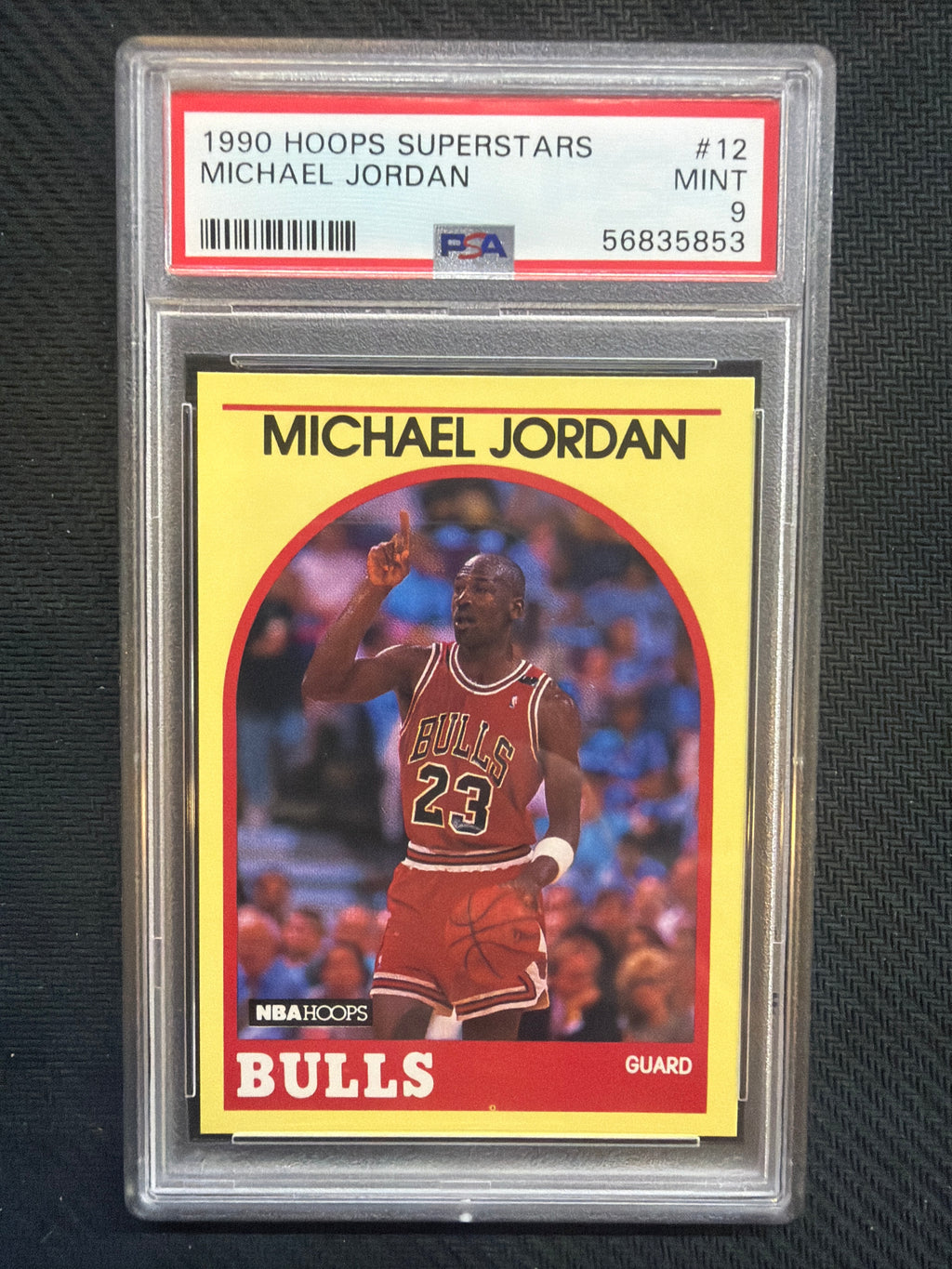 1990 Hoops Superstars Michael Jordan #12 PSA 9 853
