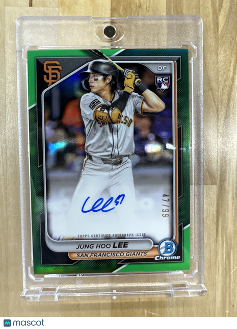 2024 Bowman Jung Hoo Lee Green Auto /99 Giants