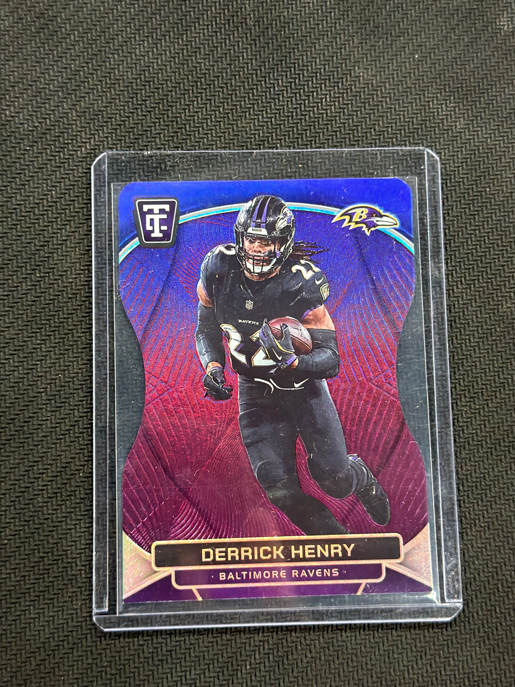 2024 Panini Certified Derrick Henry Purple Die Cut /75 Ravens