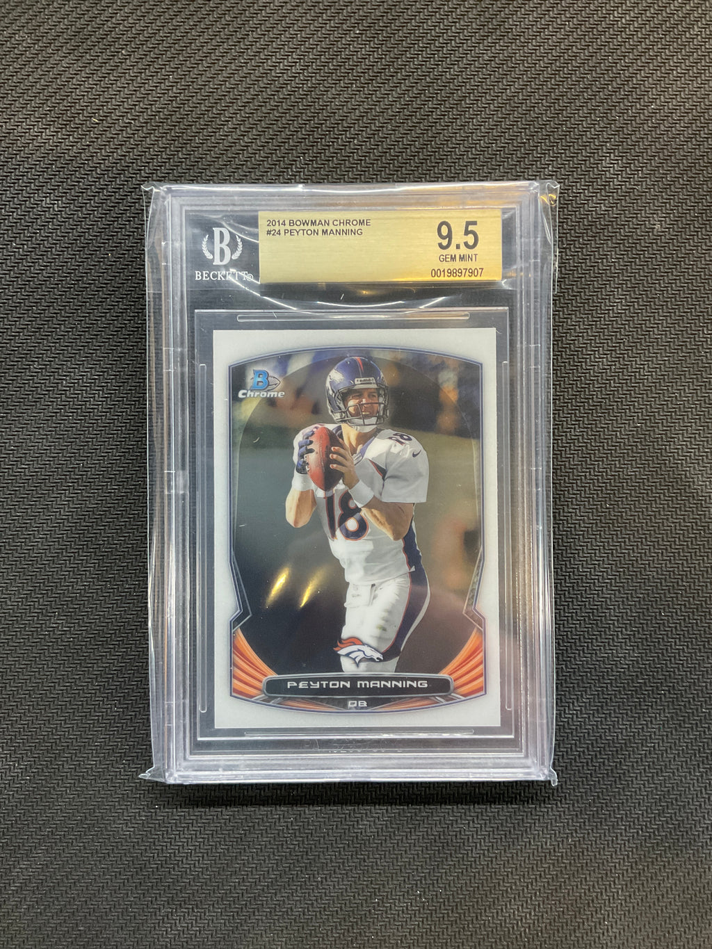 2014 Bowman Chrome #24 Peyton Manning BGS 9.5 Broncos