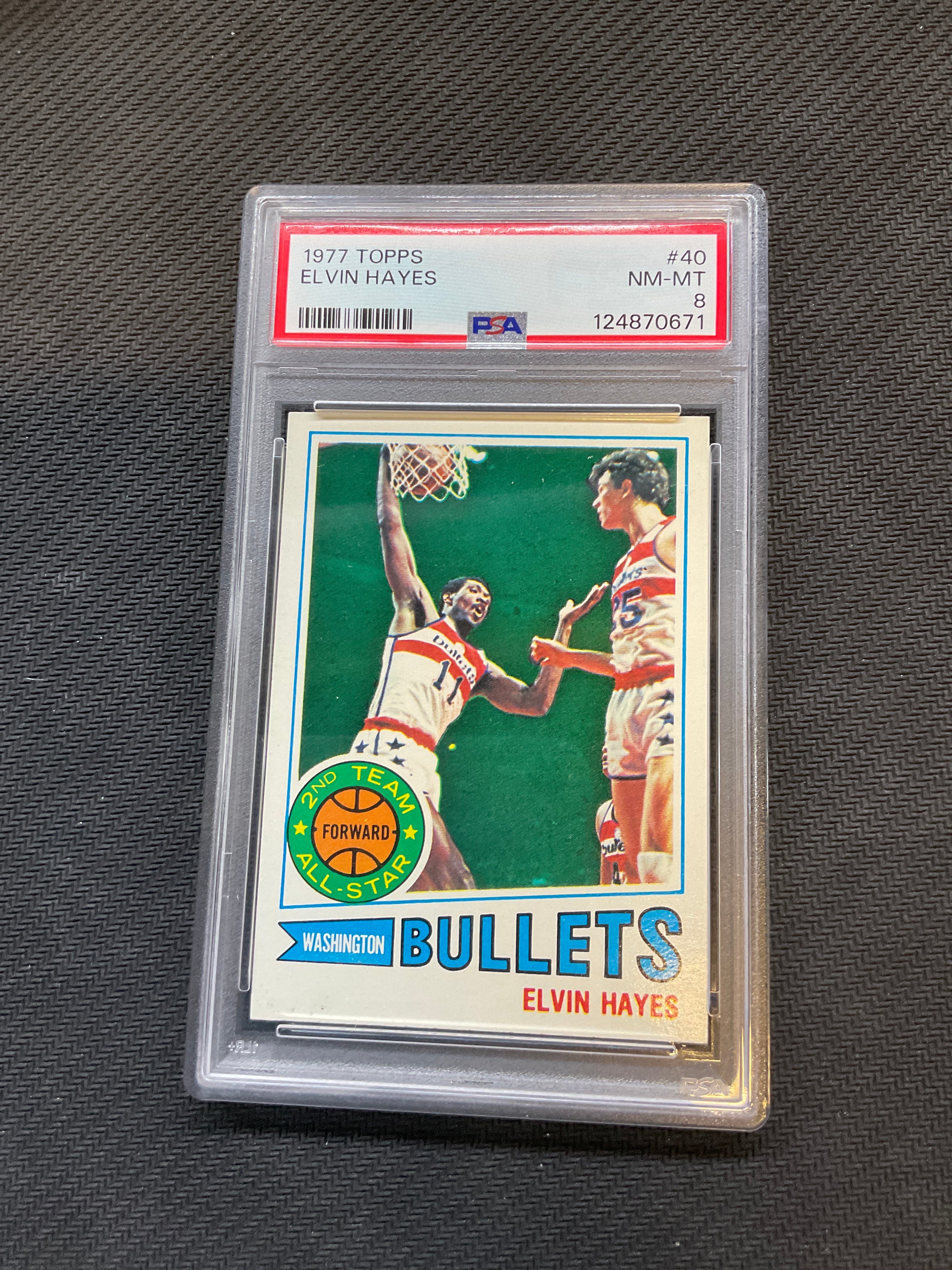 1977 Topps Elvin Hayes #40 PSA 8 Bullets