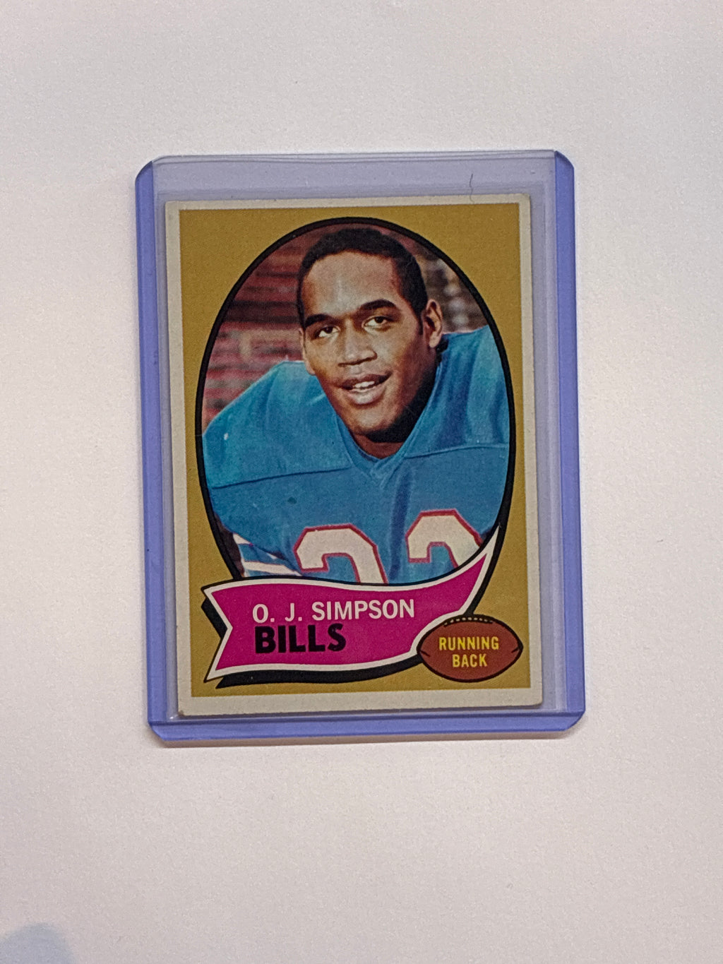 1970 Topps OJ Simpson Rookie Bills