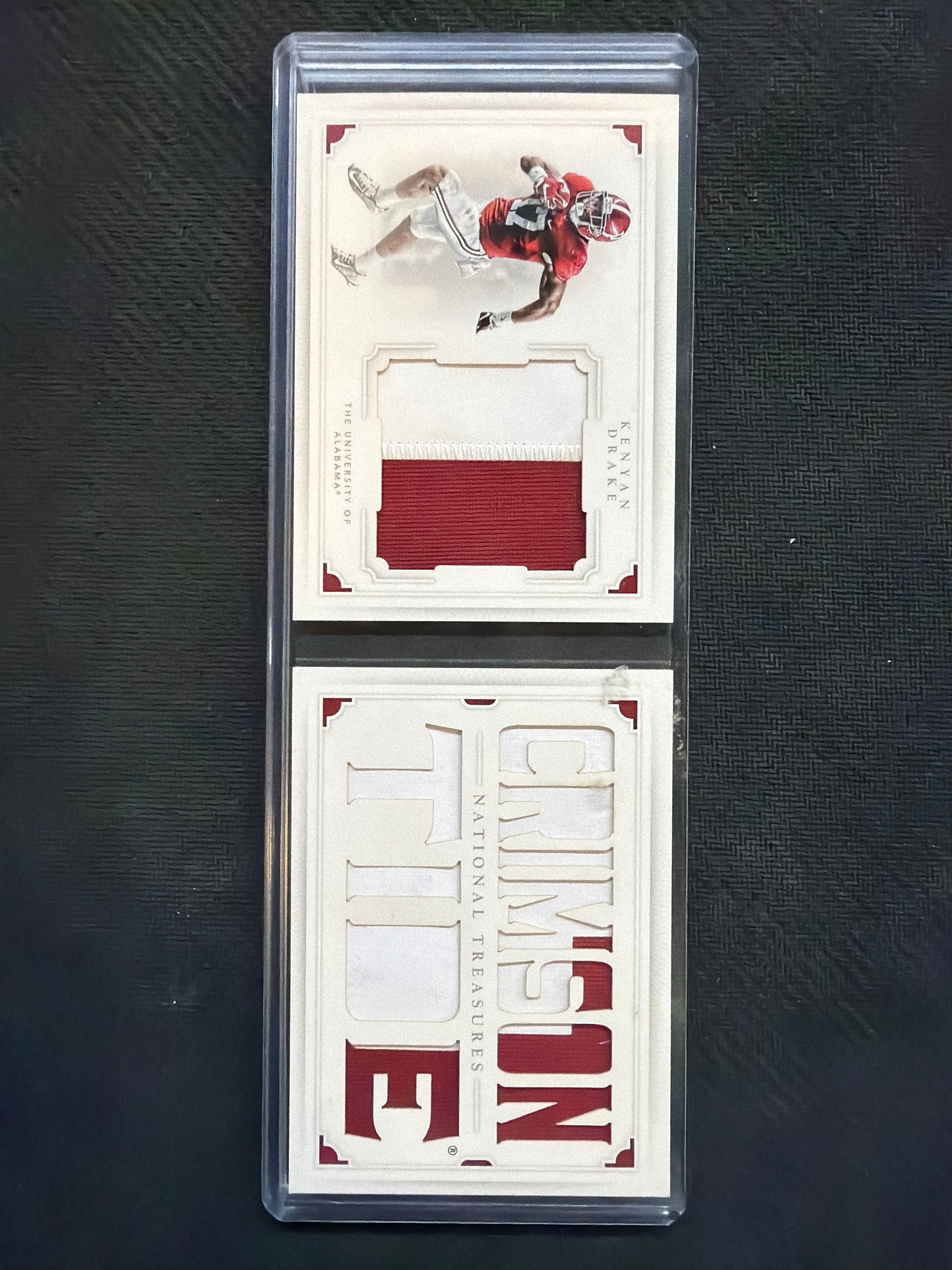 2016 National Treasures Kenyan Drake /5 Patch Booklet Alabama