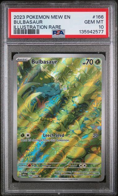 2023 Pokemon 151 Bulbasaur 166 PSA 10