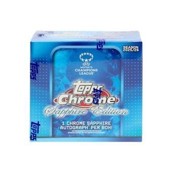 2025/2026 Topps UEFA Champions League Womens Chrome Sapphire
