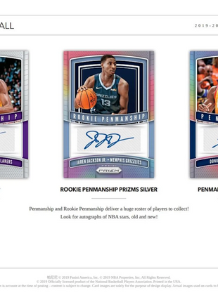 2019-20 Panini Prizm Basketball Blaster Box