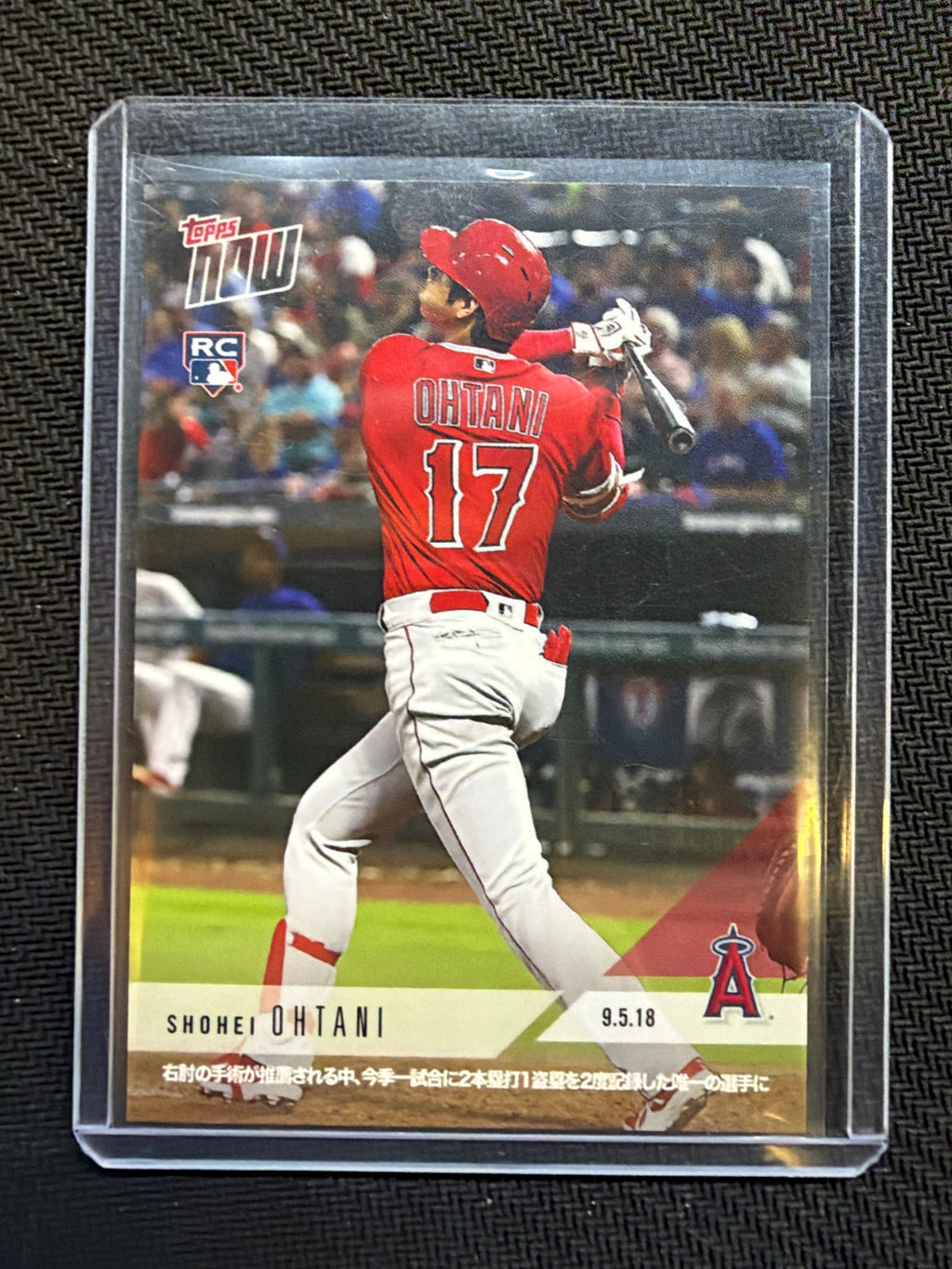 2018 Topps Now Shohei Ohtani Japanese #692J Rookie Angels