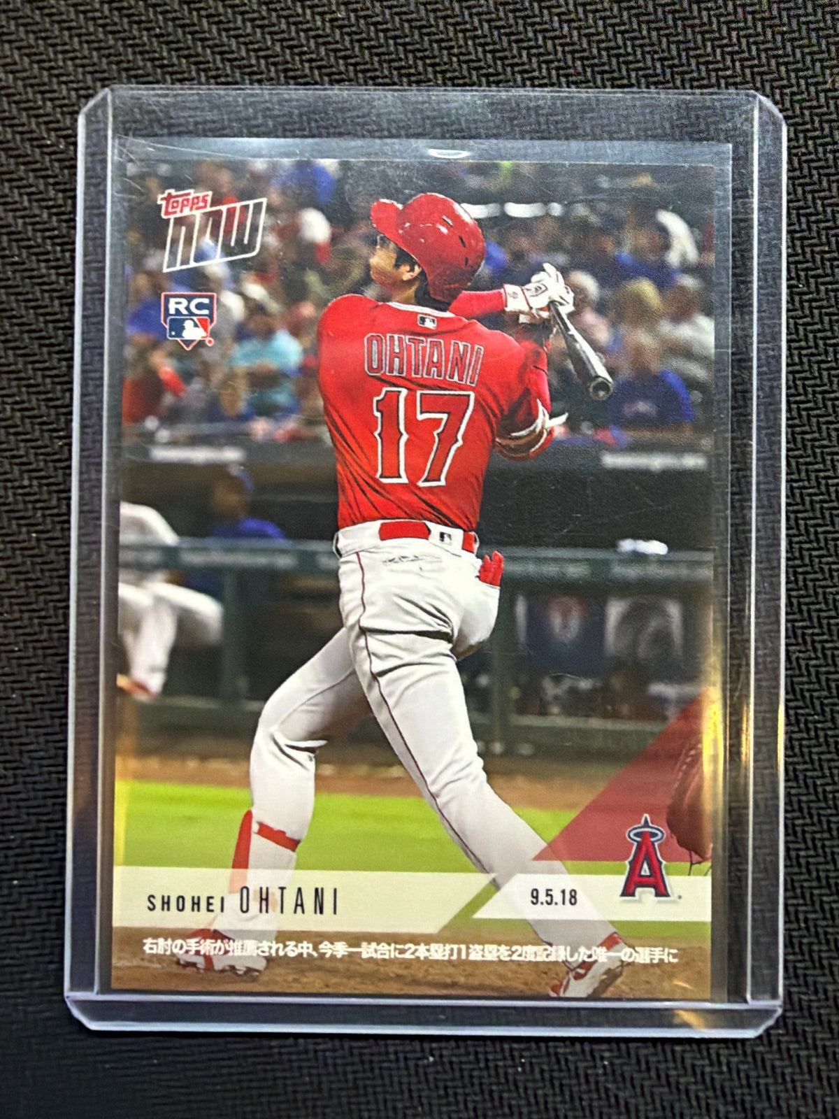 2018 Topps Now Shohei Ohtani Japanese #692J Rookie Angels