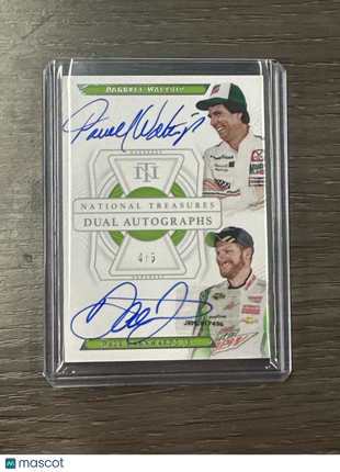 2022 National Treasures Darrell Waltrip Dale Earnhardt Jr Dual Auto /5