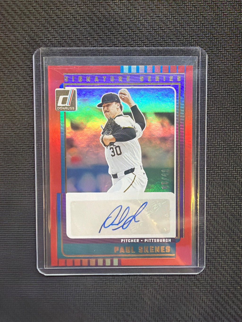 2025 Panini Donruss Paul Skenes Signature Series Auto /49