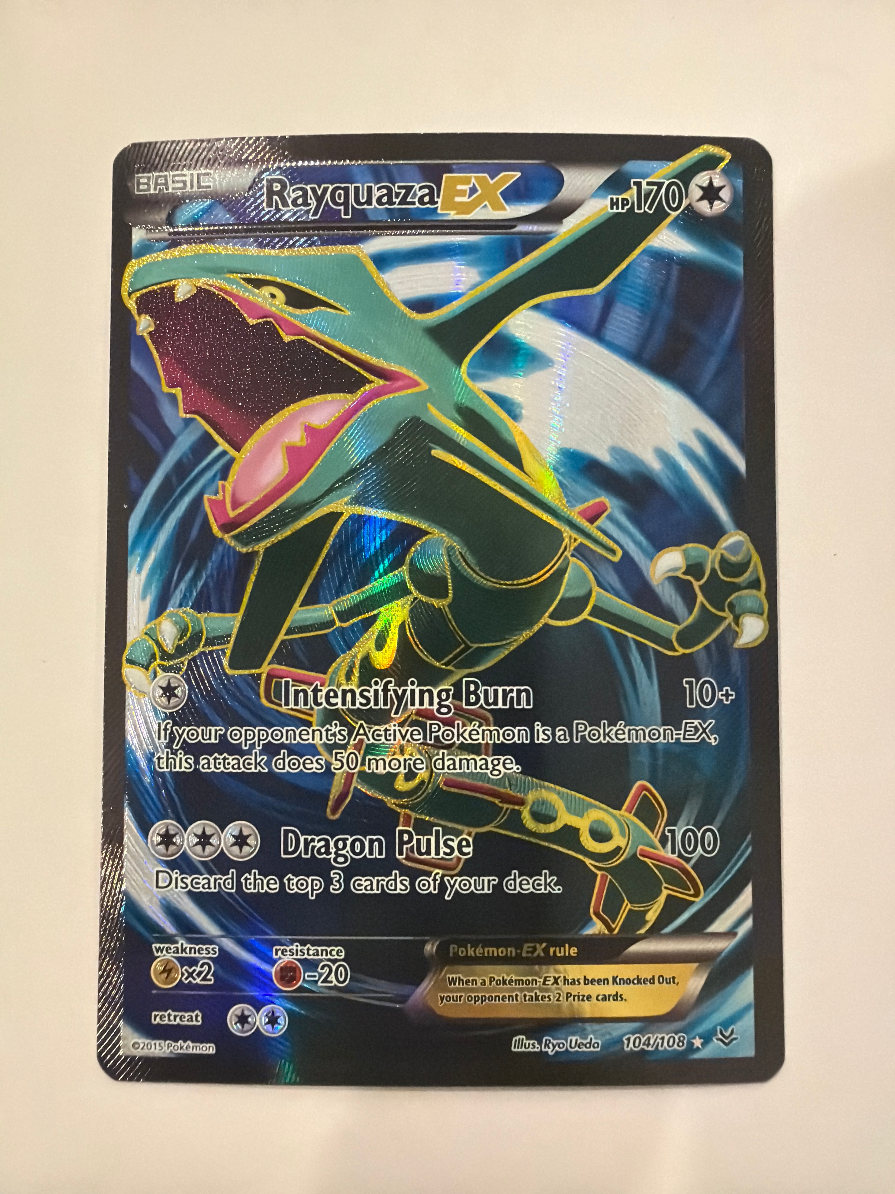 2015 Rayquaza EX 104 LP