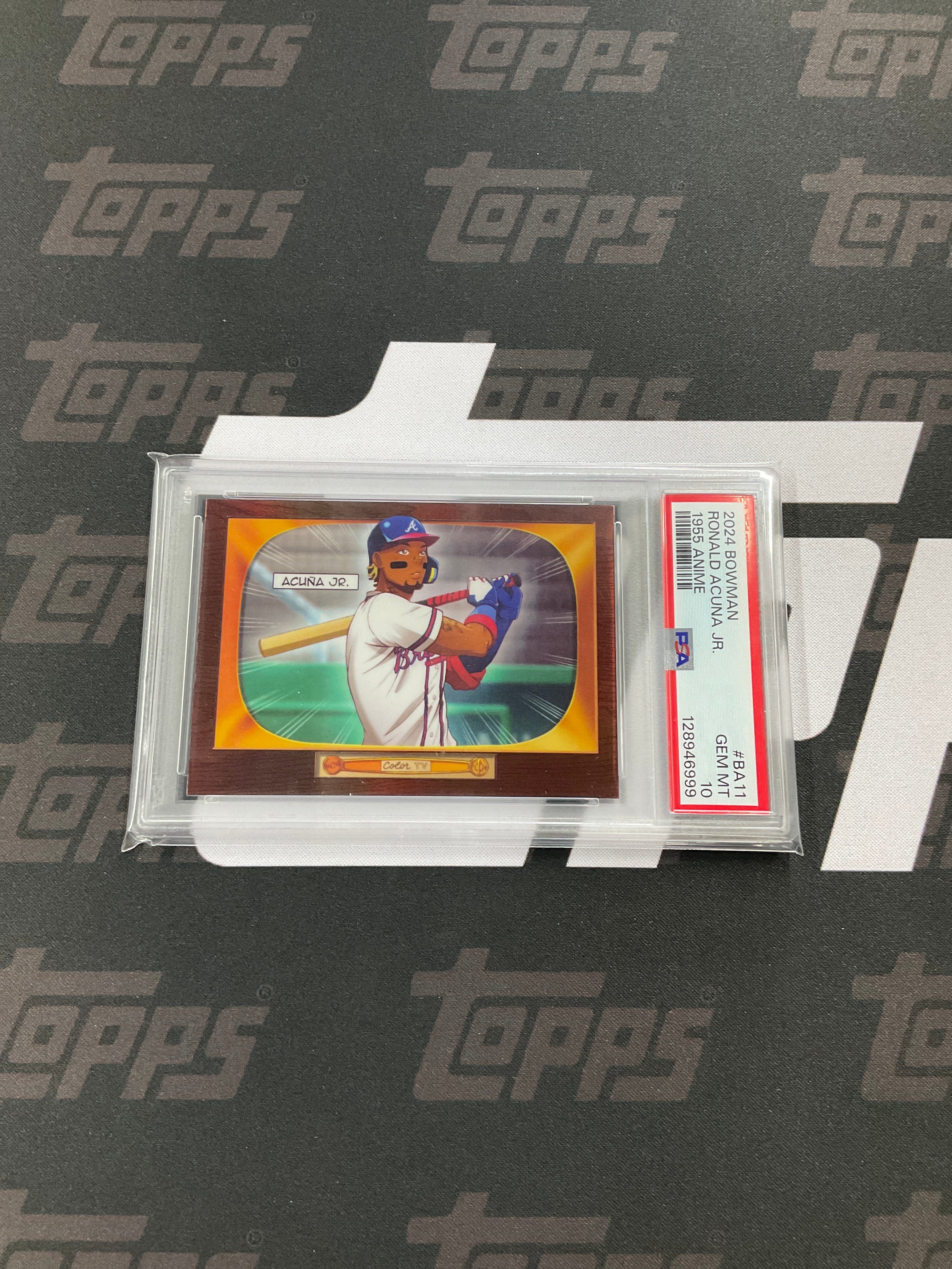 2024 Bowman Anime Ronald Acuna Jr. PSA 10 Braves