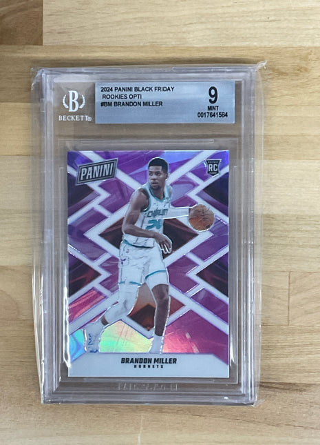 2024 Panini Black Friday Brandon Miller /199 BGS 9