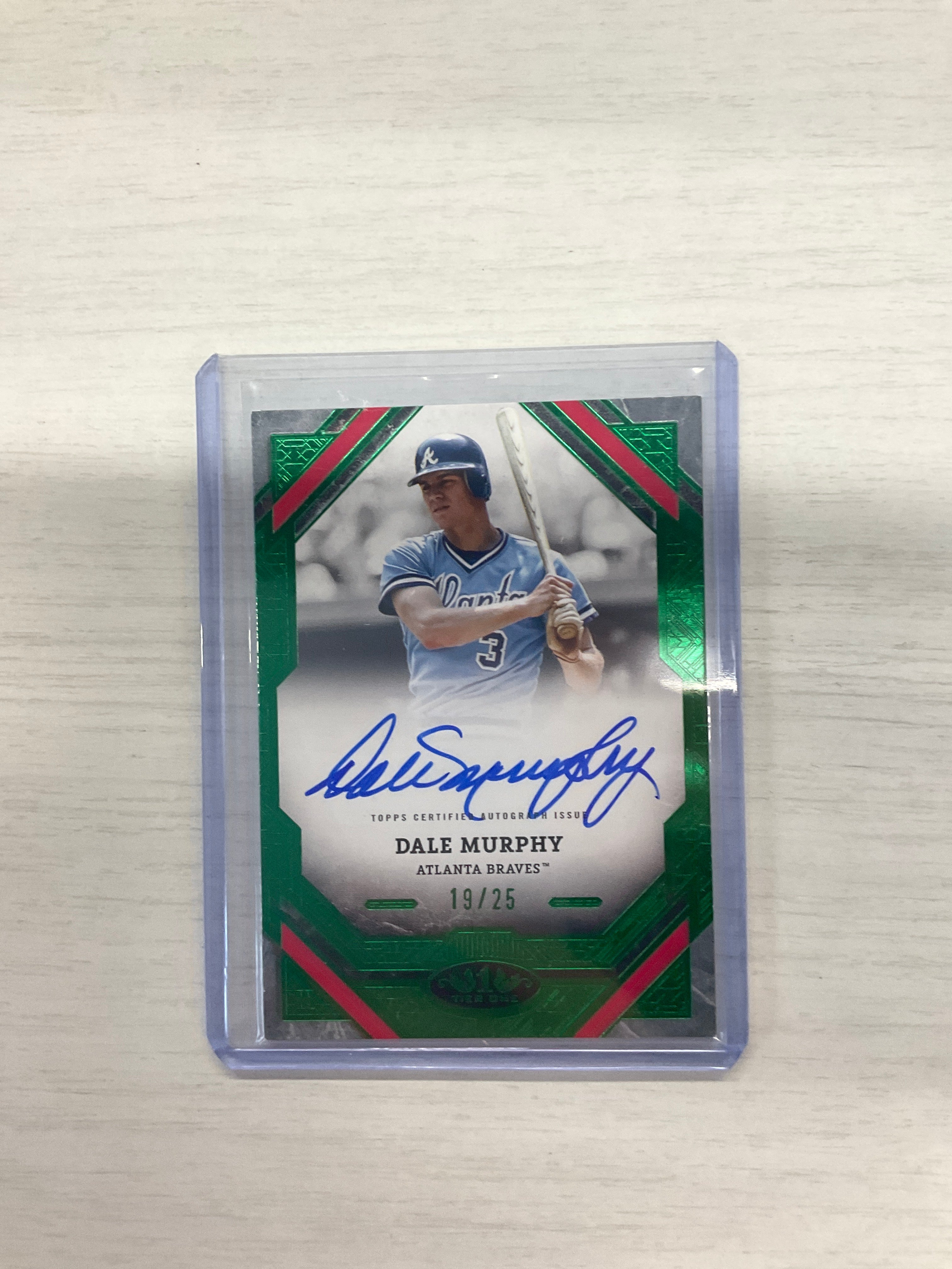 2025 Topps Tier One Dale Murphy Auto /25 Braves