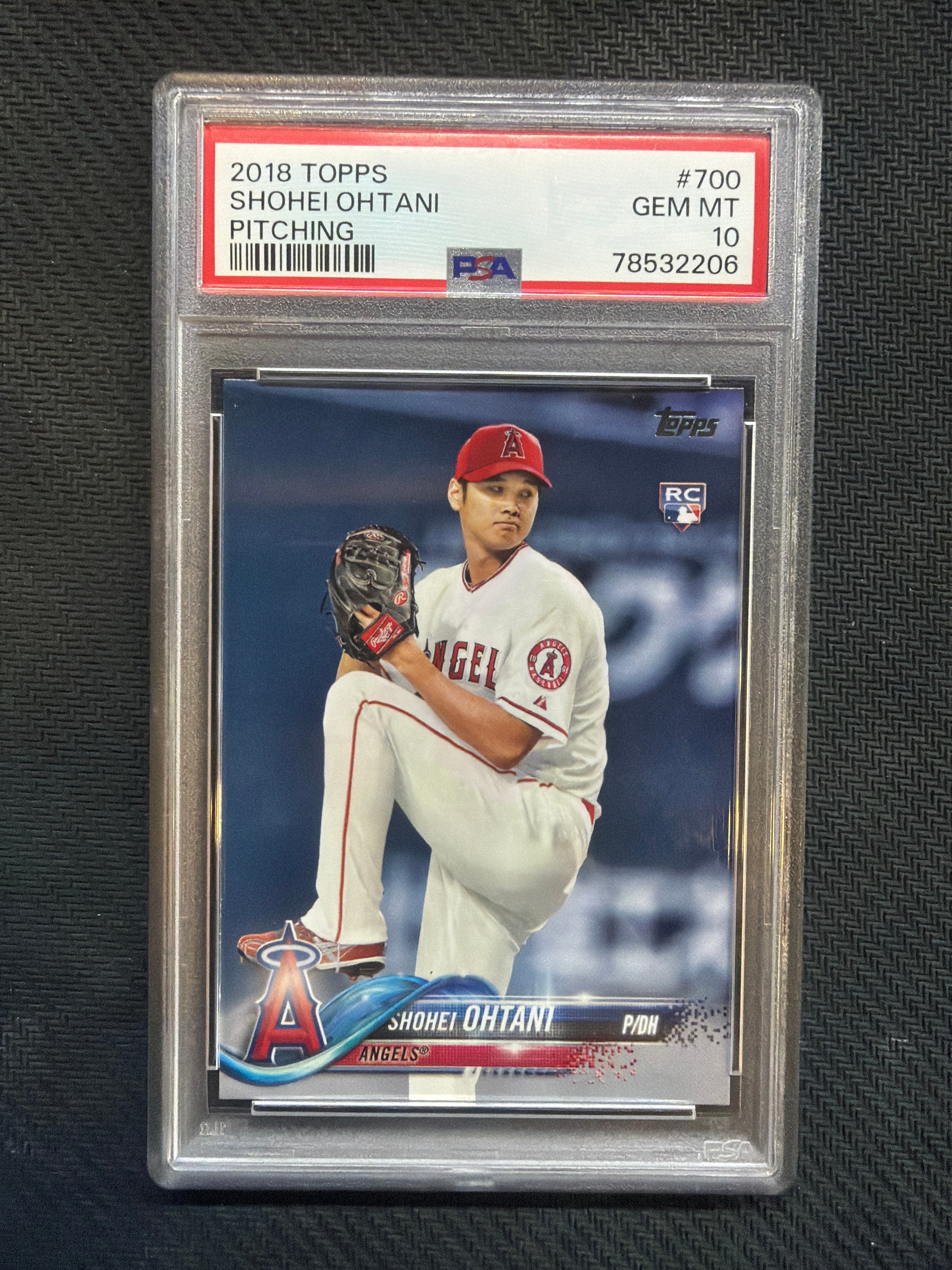 2018 Topps Shohei Ohtani Pitching PSA 10