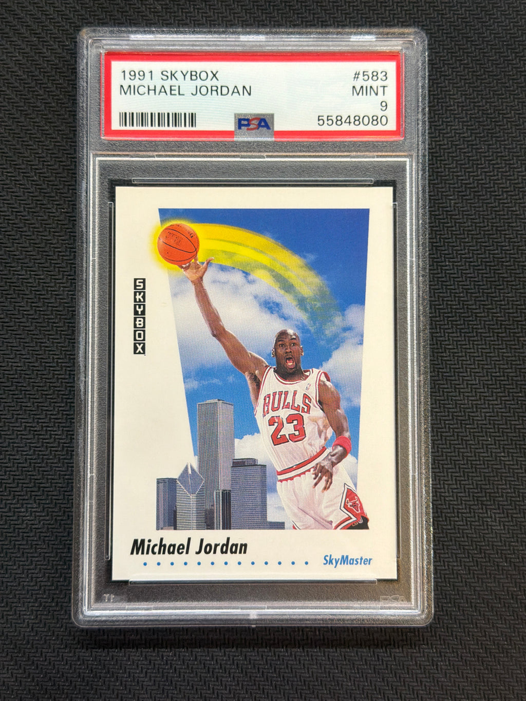 1991 Skybox Michael Jordan #583 PSA 9 080 Bulls