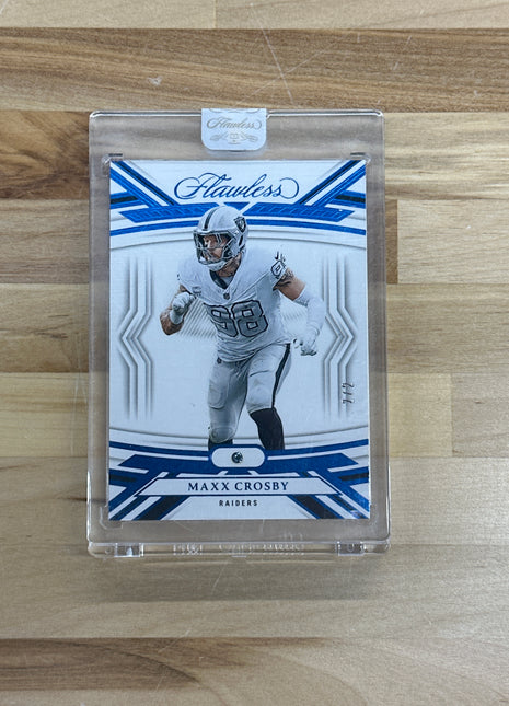 2023 Flawless Maxx Crosby Diamond /2 Sapphire Raiders