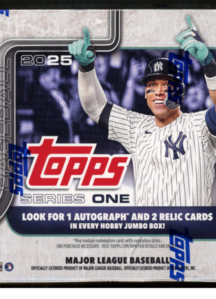 2025 Topps Series 1 Baseball Hobby Jumbo Box