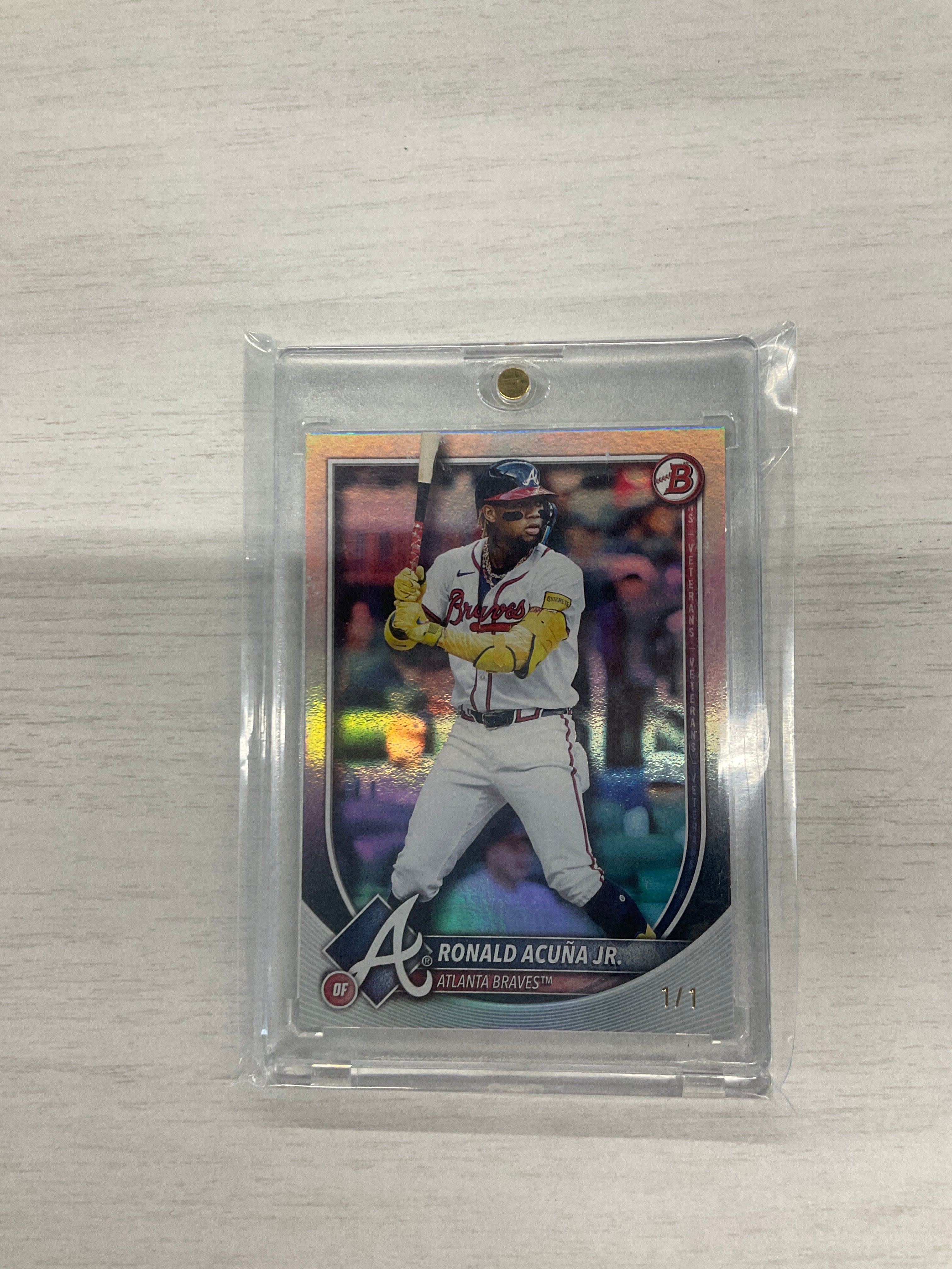 2025 Bowman Paper Ronald Acuna Jr. 1/1 Braves