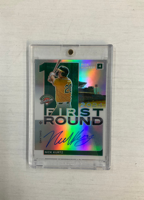 2024 Prospect Nick Kurtz First Round Auto /25
