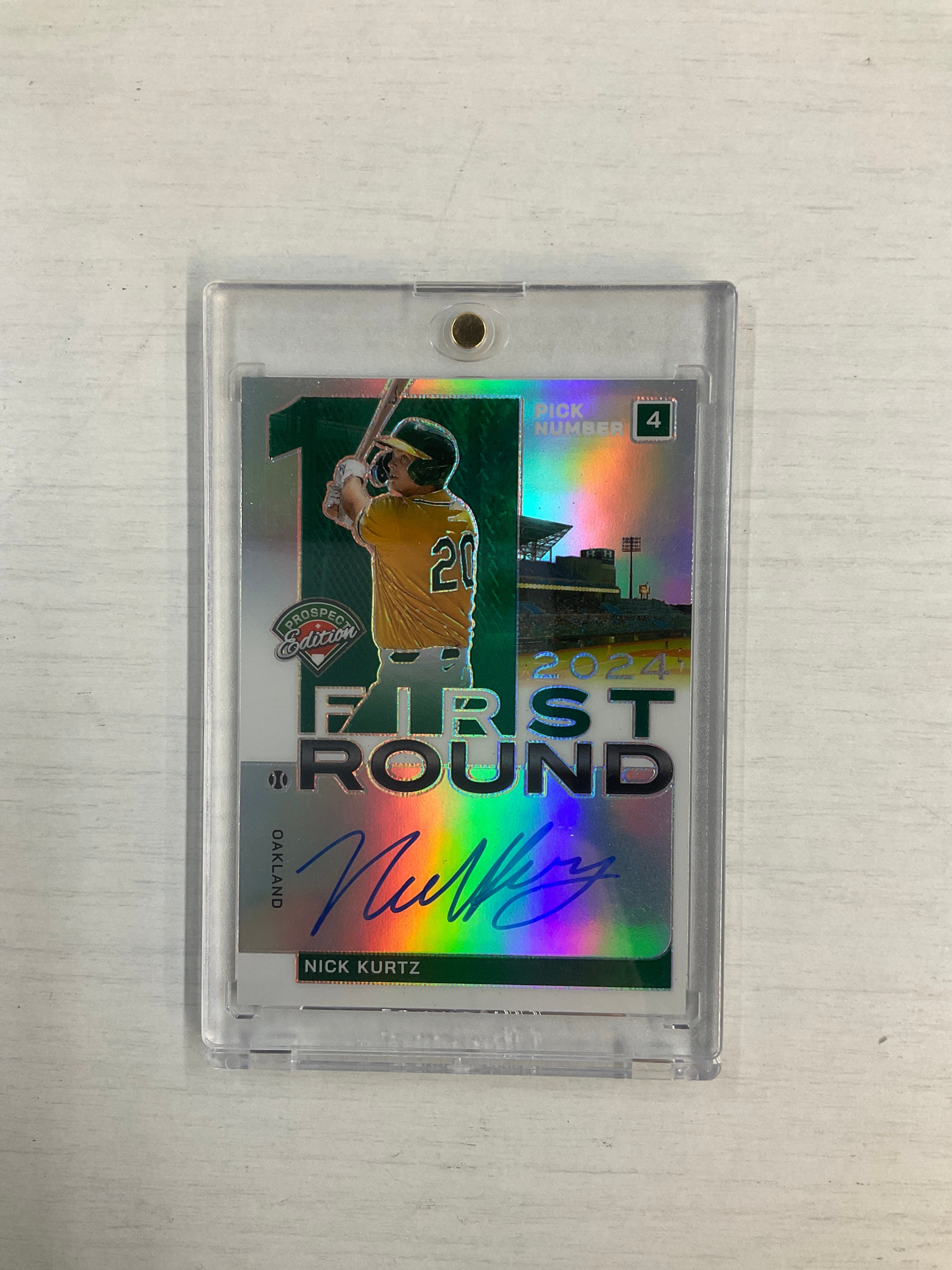 2024 Prospect Nick Kurtz First Round Auto /25
