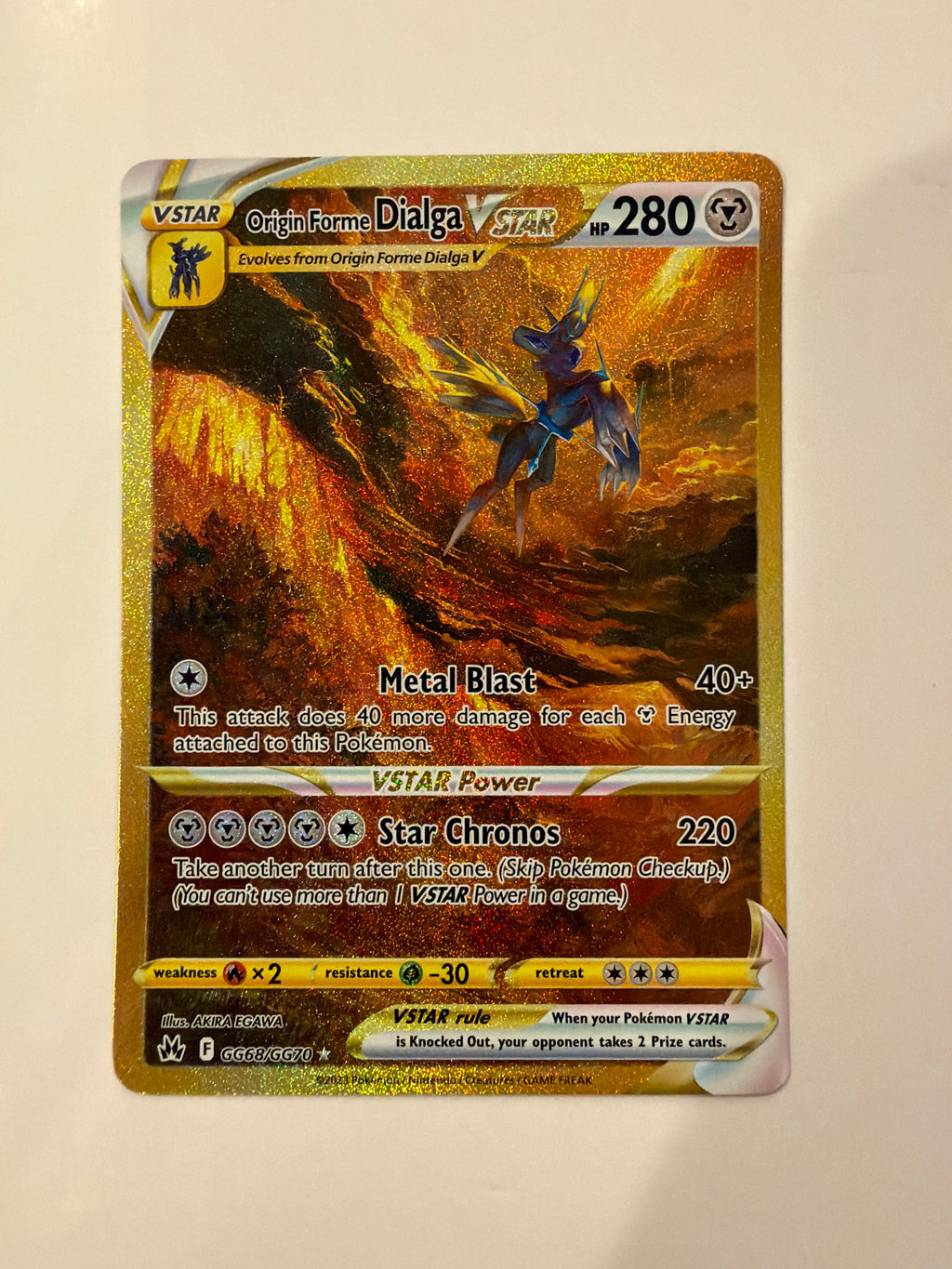 2023 Origin Forme Dialga VSTAR GG68