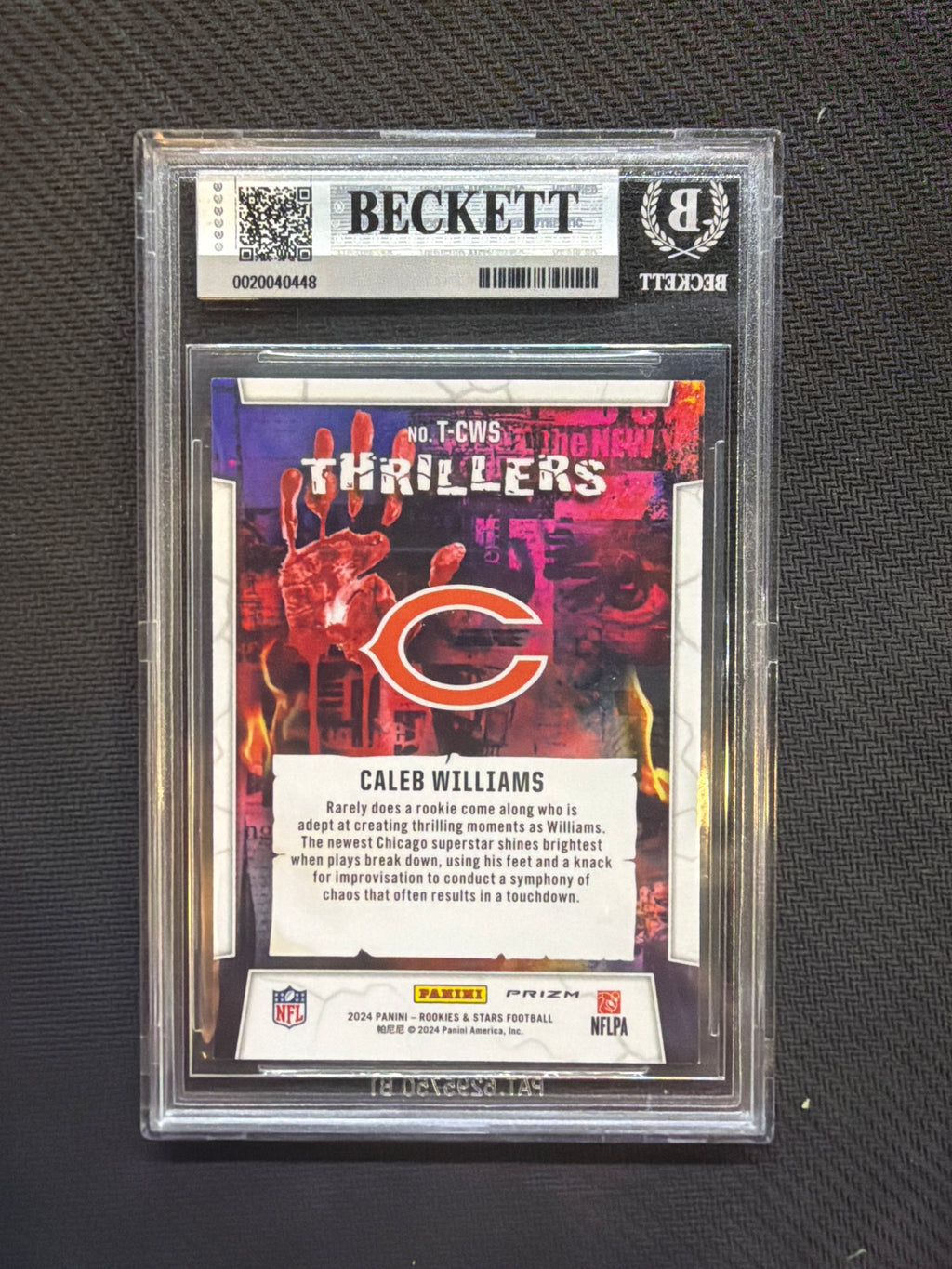 2024 Rookie Stars Caleb Williams Thrillers Rookie BGS 9 Bears