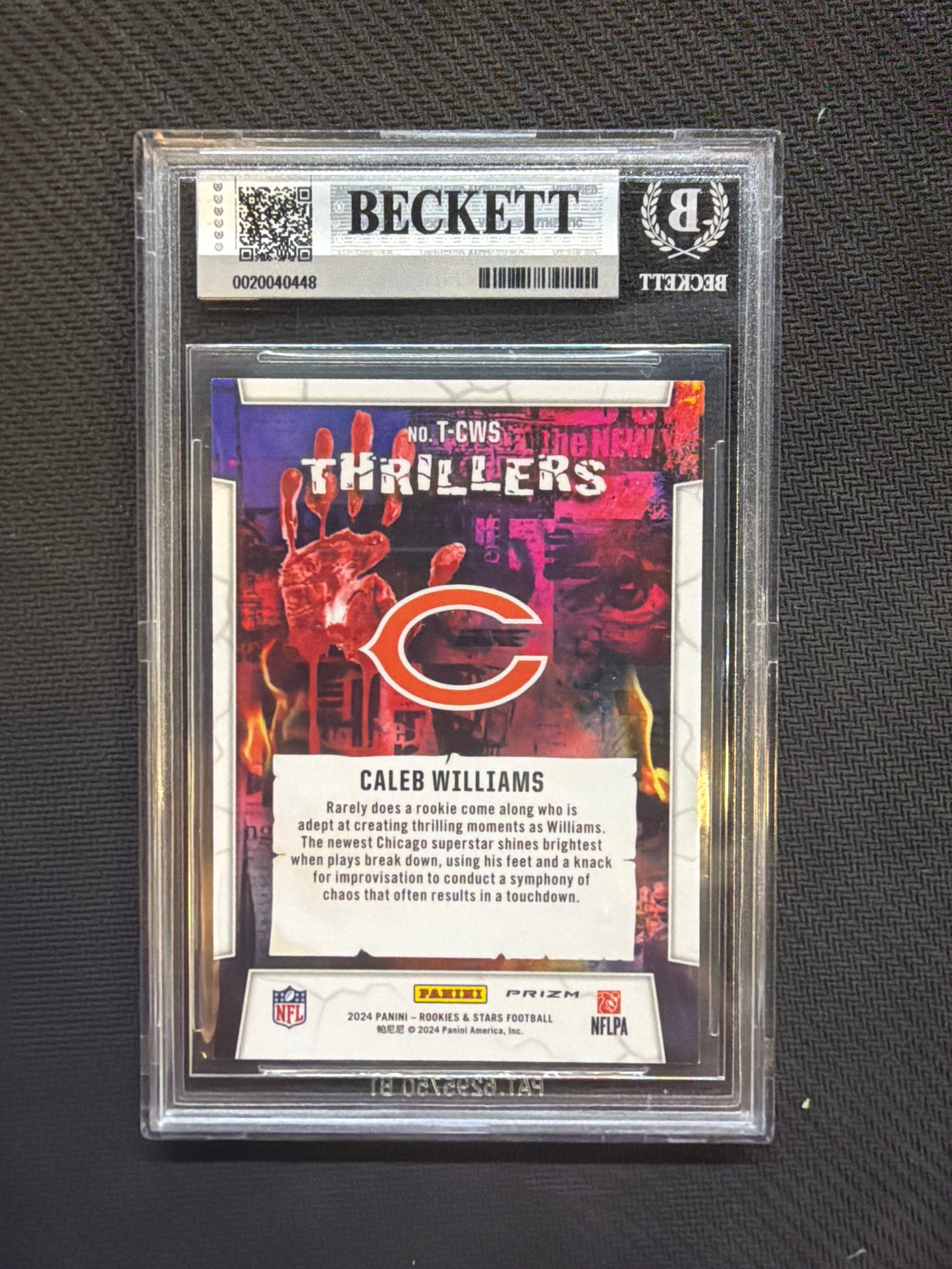 2024 Rookie Stars Caleb Williams Thrillers Rookie BGS 9 Bears