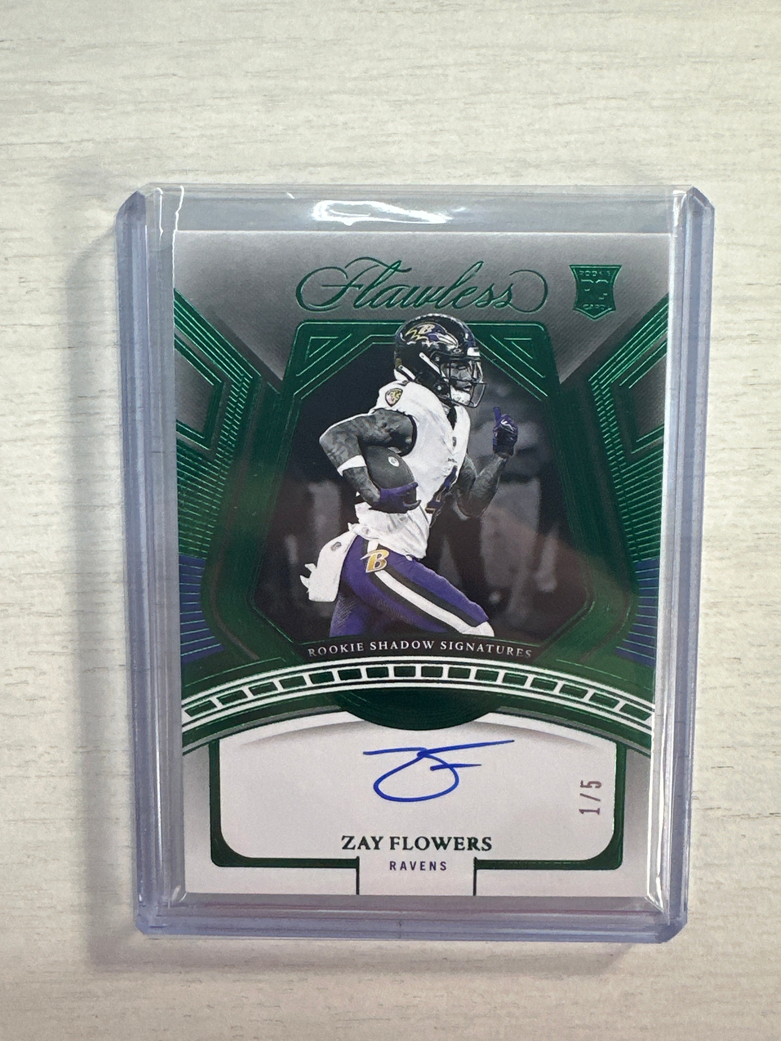 2023 Flawless Zay Flowers Green Auto /5 Shadow