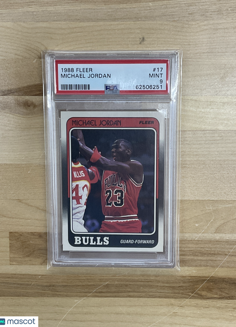 1988 Fleer Michael Jordan #17 PSA 9