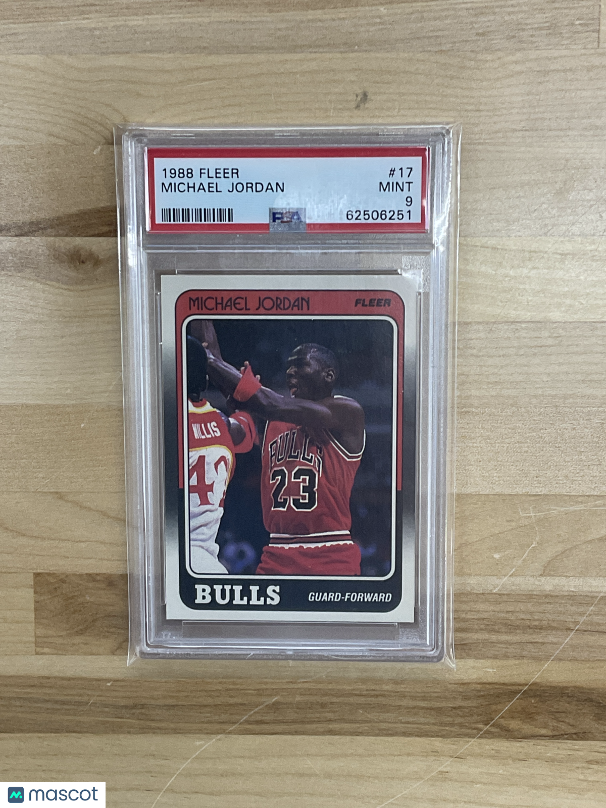 1988 Fleer Michael Jordan #17 PSA 9