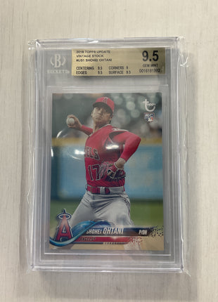2018 Topps Update Shohei Ohtani Vintage Stock /99 BGS 9.5