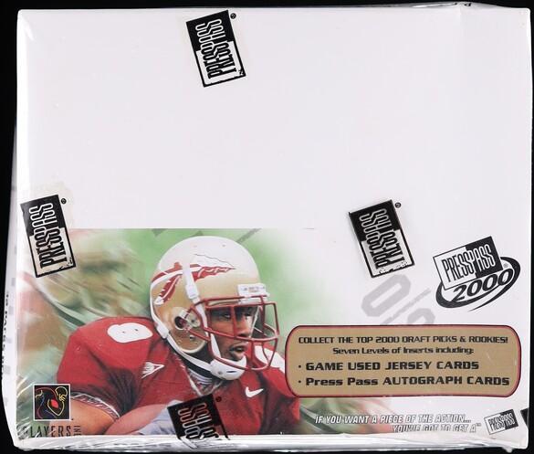 2000 Press Pass Football Sealed Box Tom Brady ROOKIE?