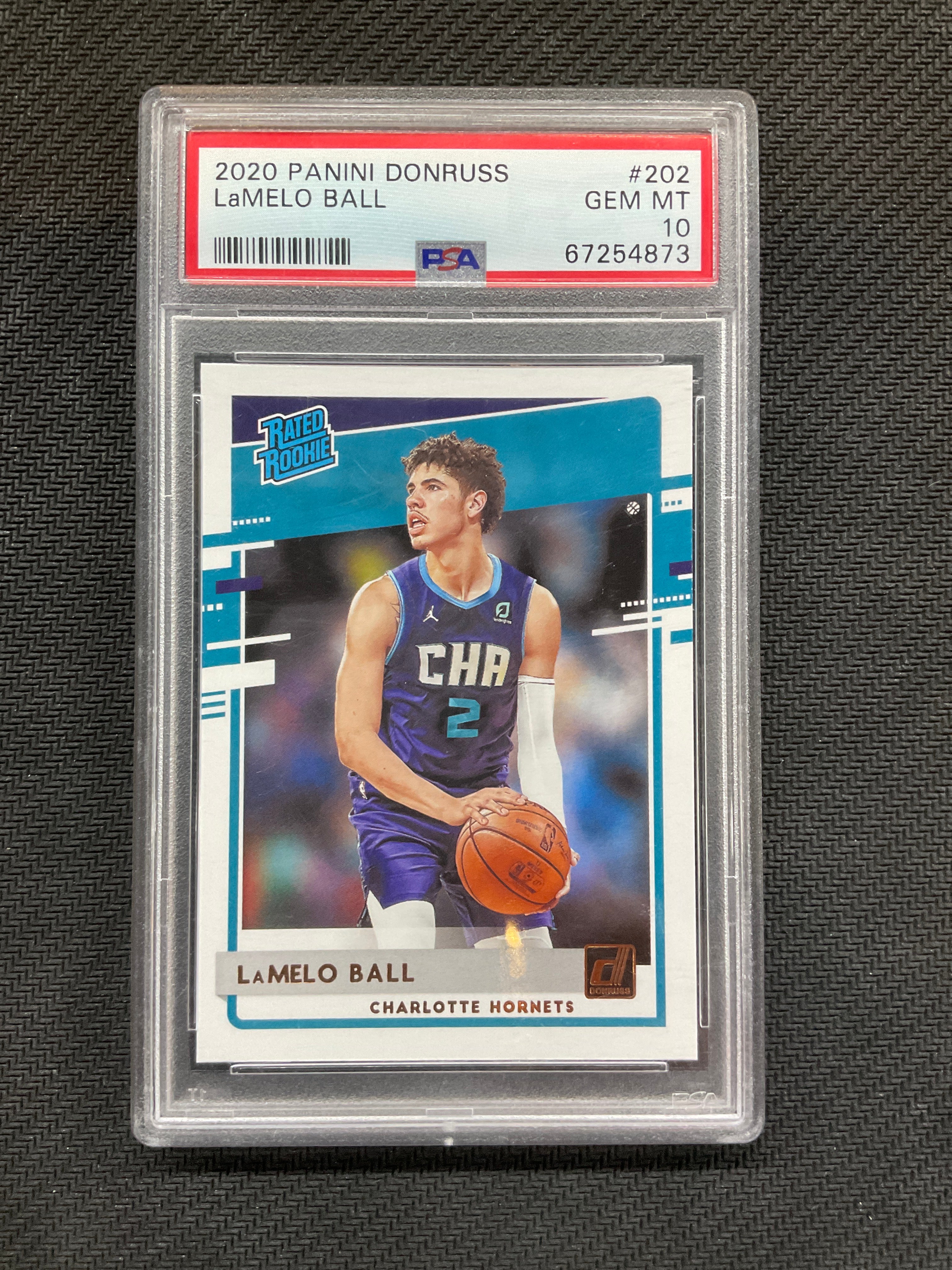 2020 Donruss LaMelo Ball Rookie #202 PSA 10 873