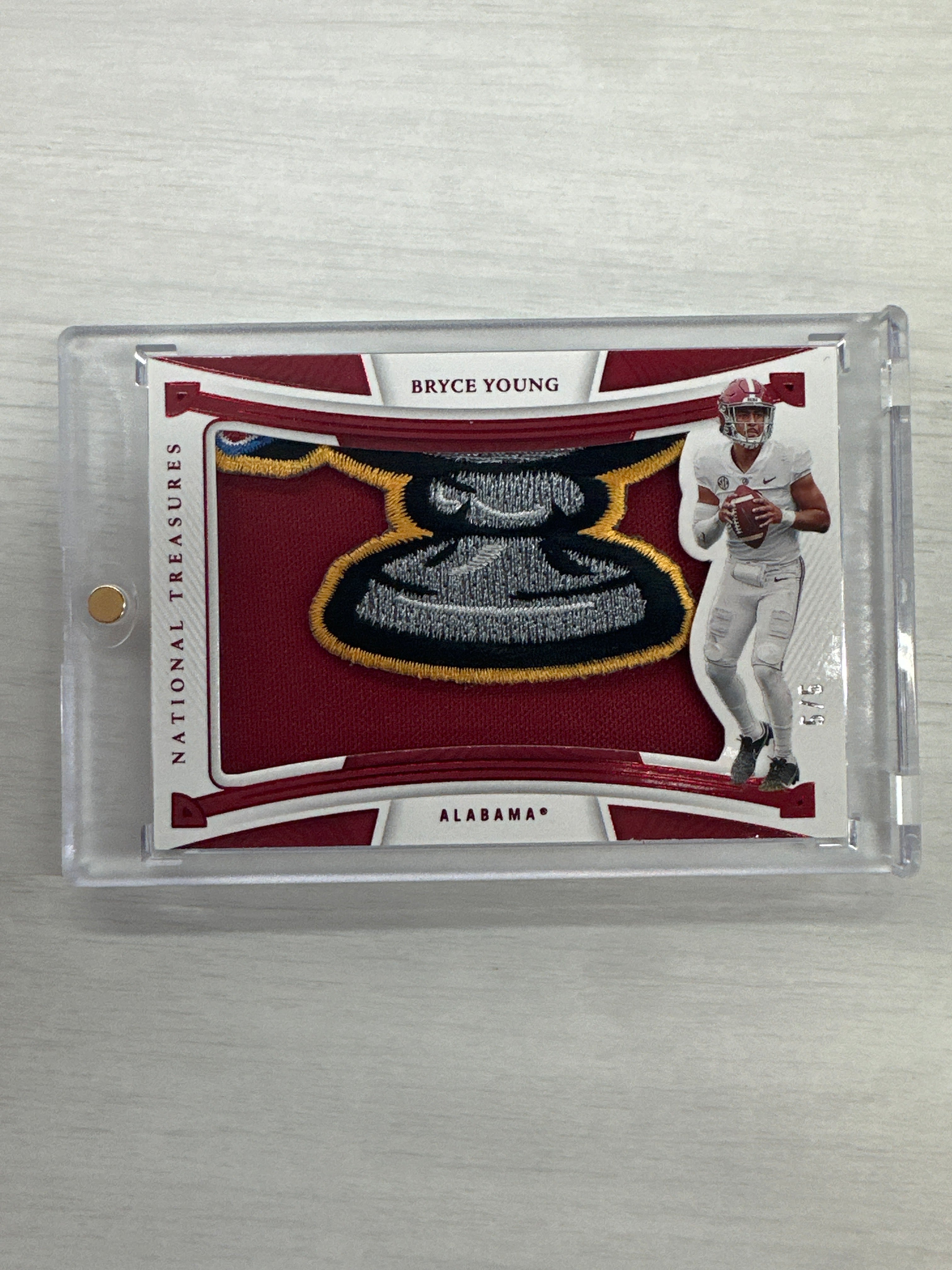 2023 National Treasures Bryce Young Patch Bowl /5 Alabama