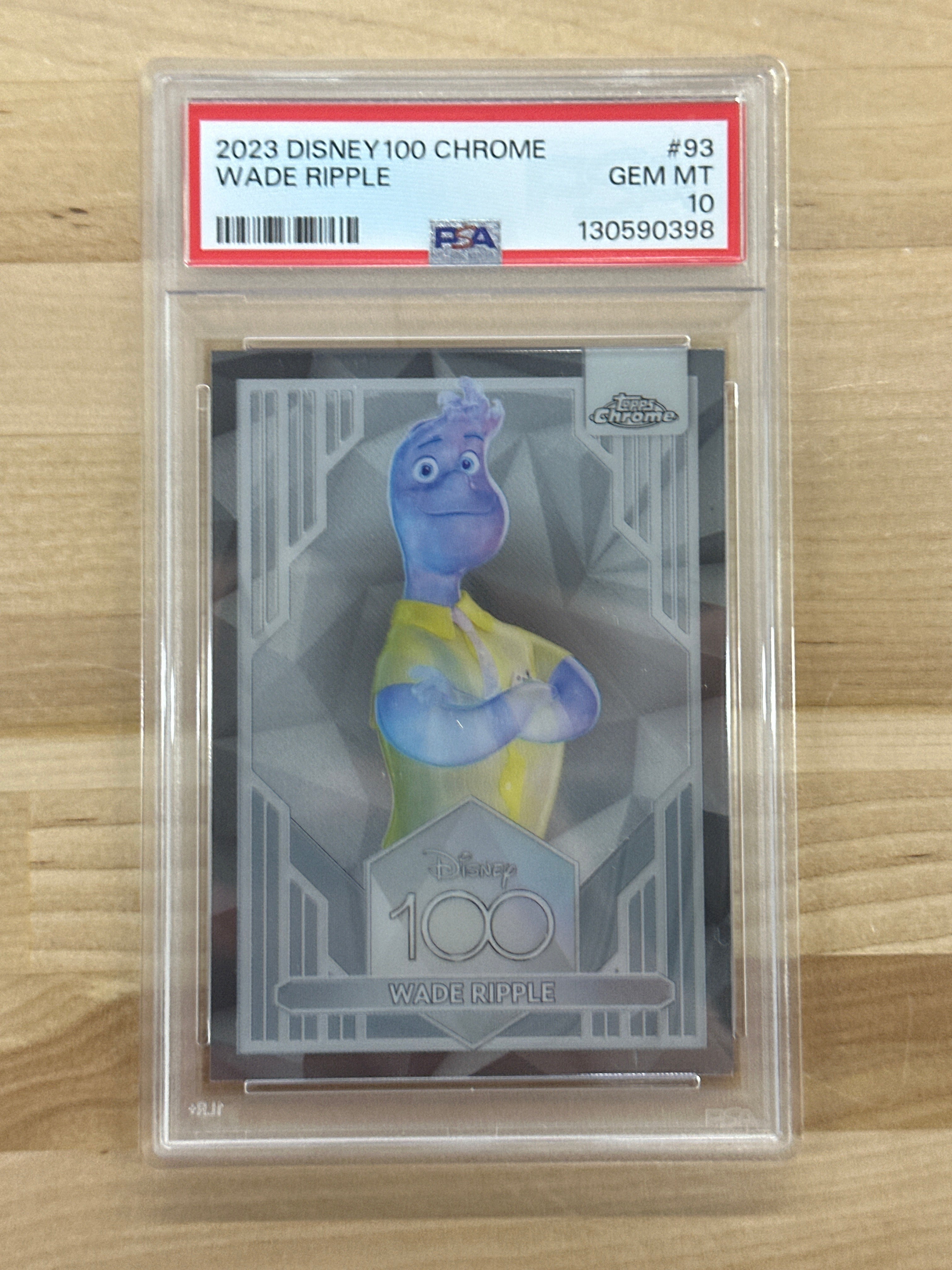 2023 Disney 100 Chrome #93 Wade Ripple PSA 10