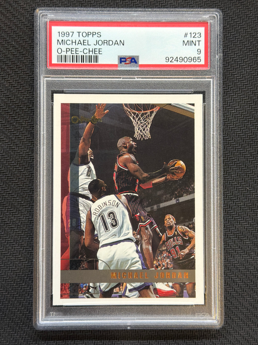 1997 Topps O-Pee-Chee Michael Jordan #123 PSA 9 965 Bulls
