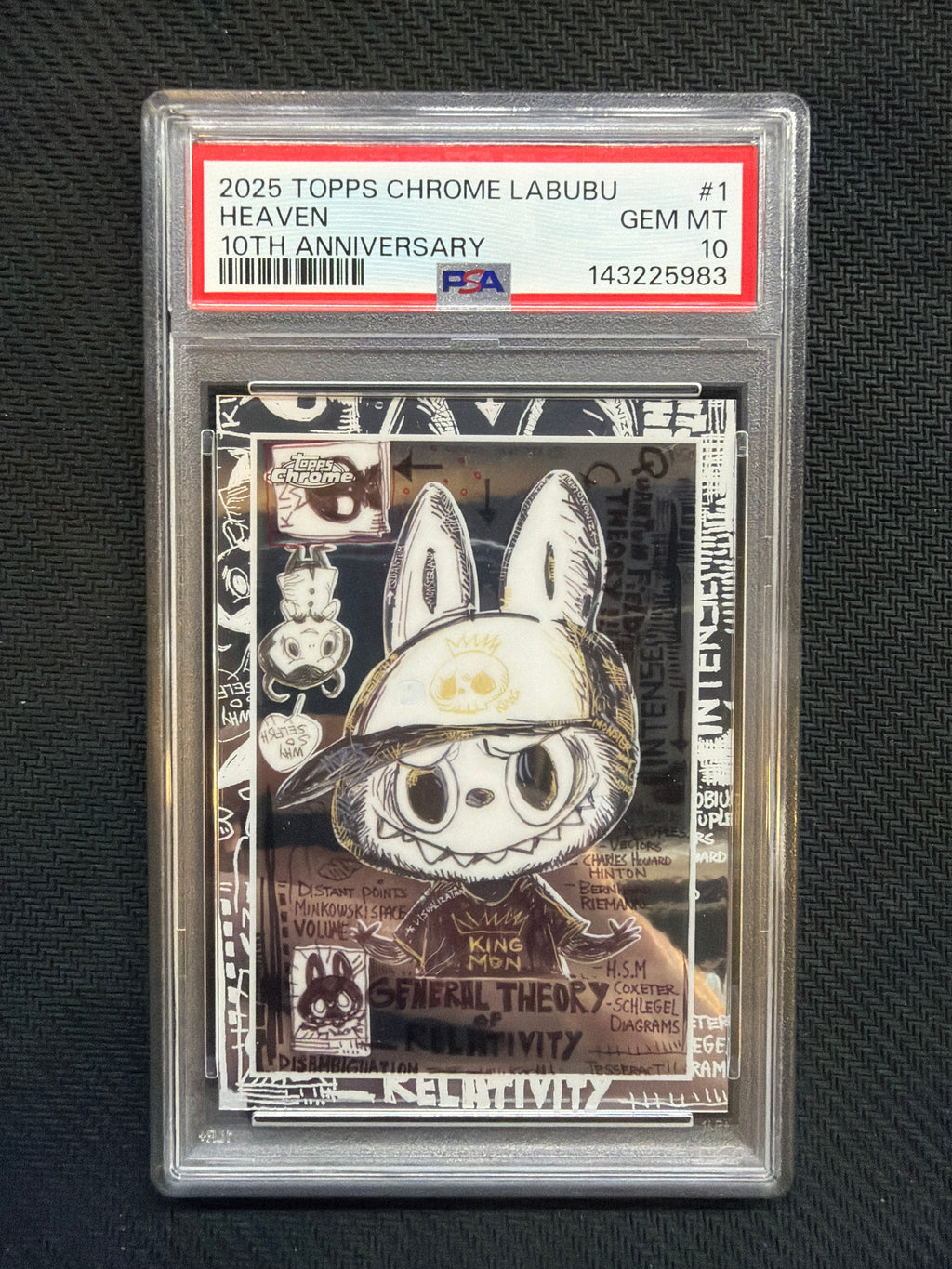 2025 Topps Chrome Labubu Heaven 10th Anniversary PSA 10 983