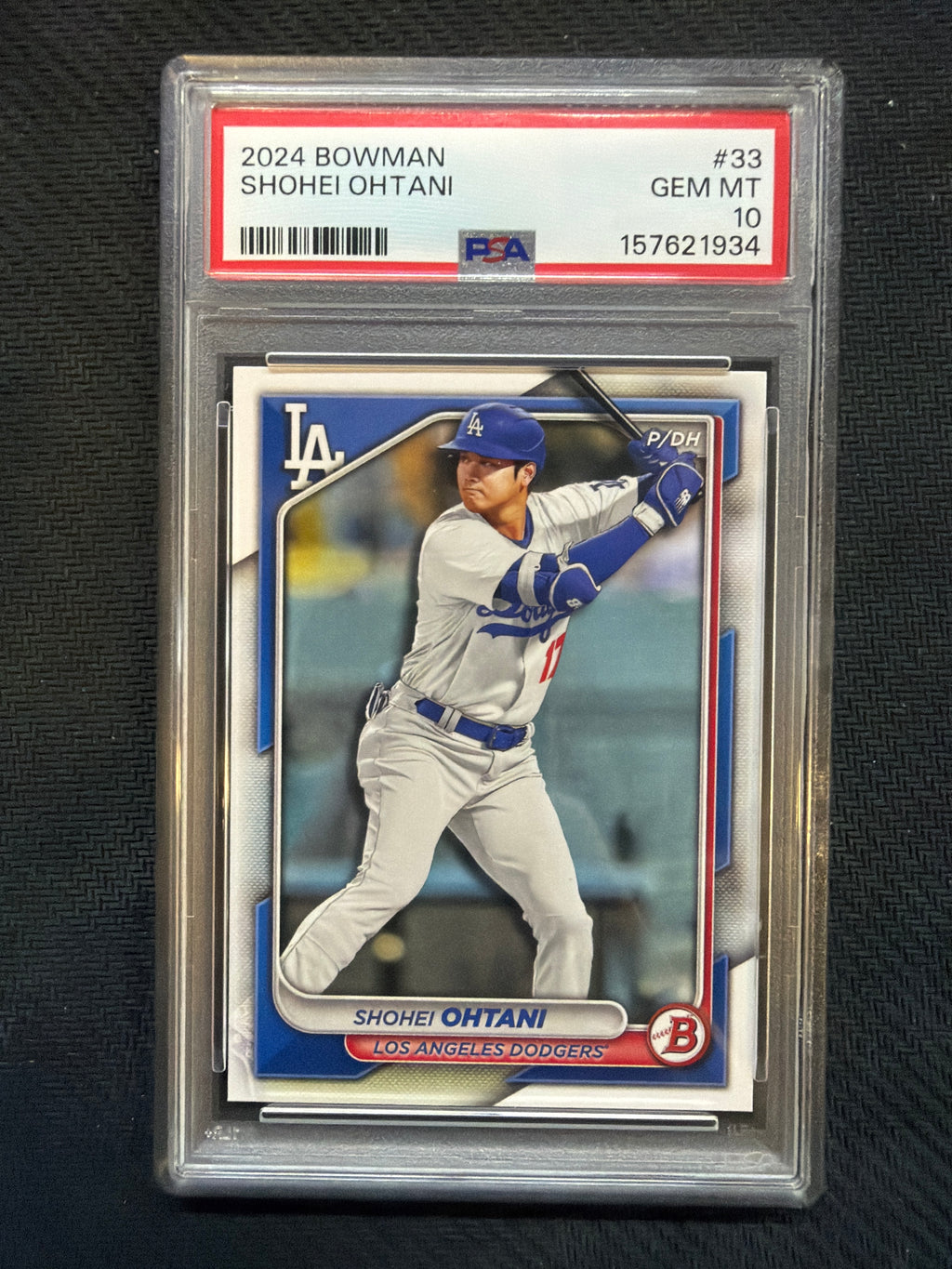 2024 Bowman Shohei Ohtani #33 Paper PSA 10 Dodgers 934