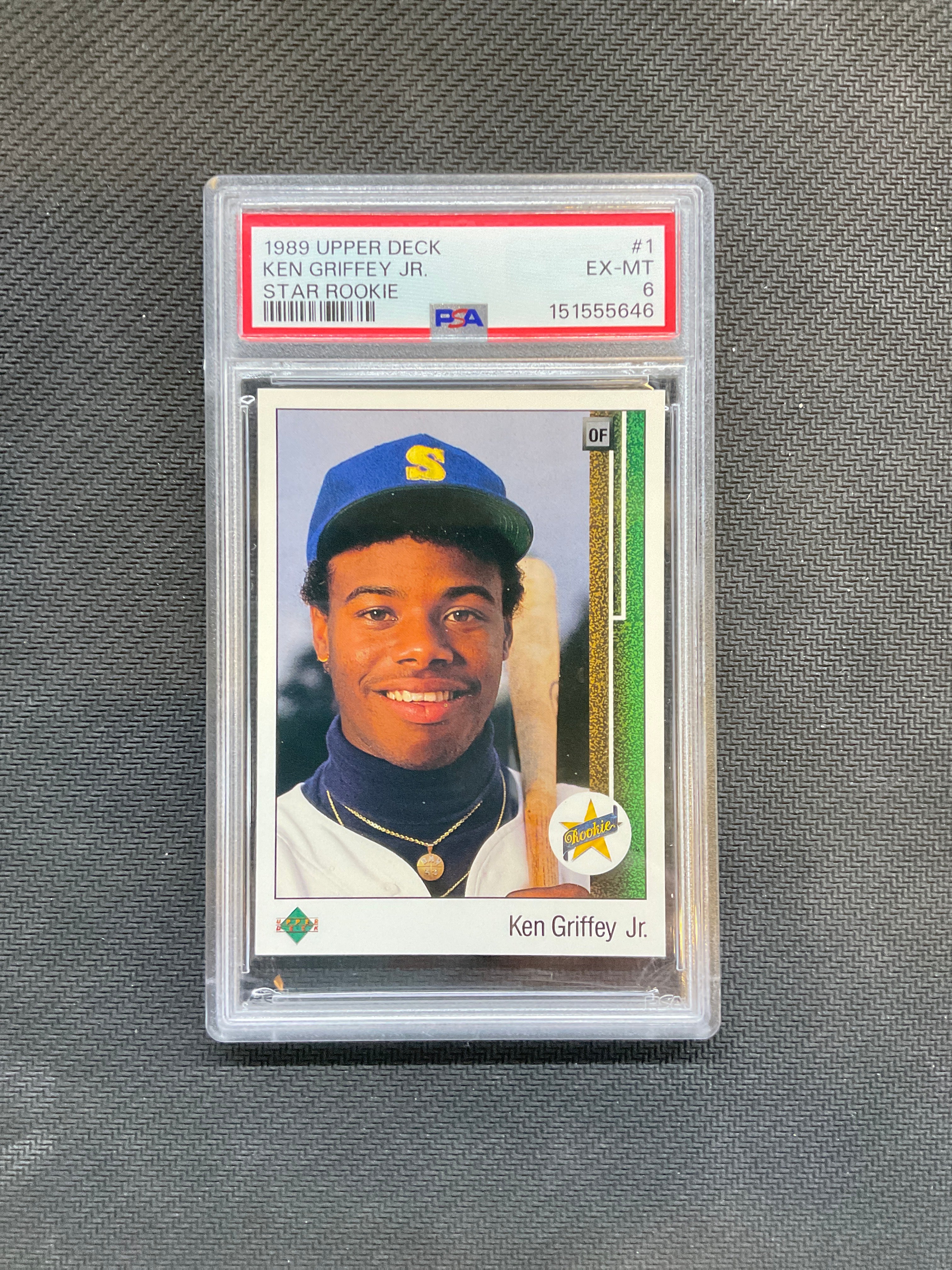 1989 Upper Deck Ken Griffey Jr. PSA 6 Star Rookie 646