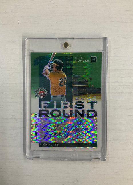 2024 Prospect Nick Kurtz First Green Pulsar Auto /25
