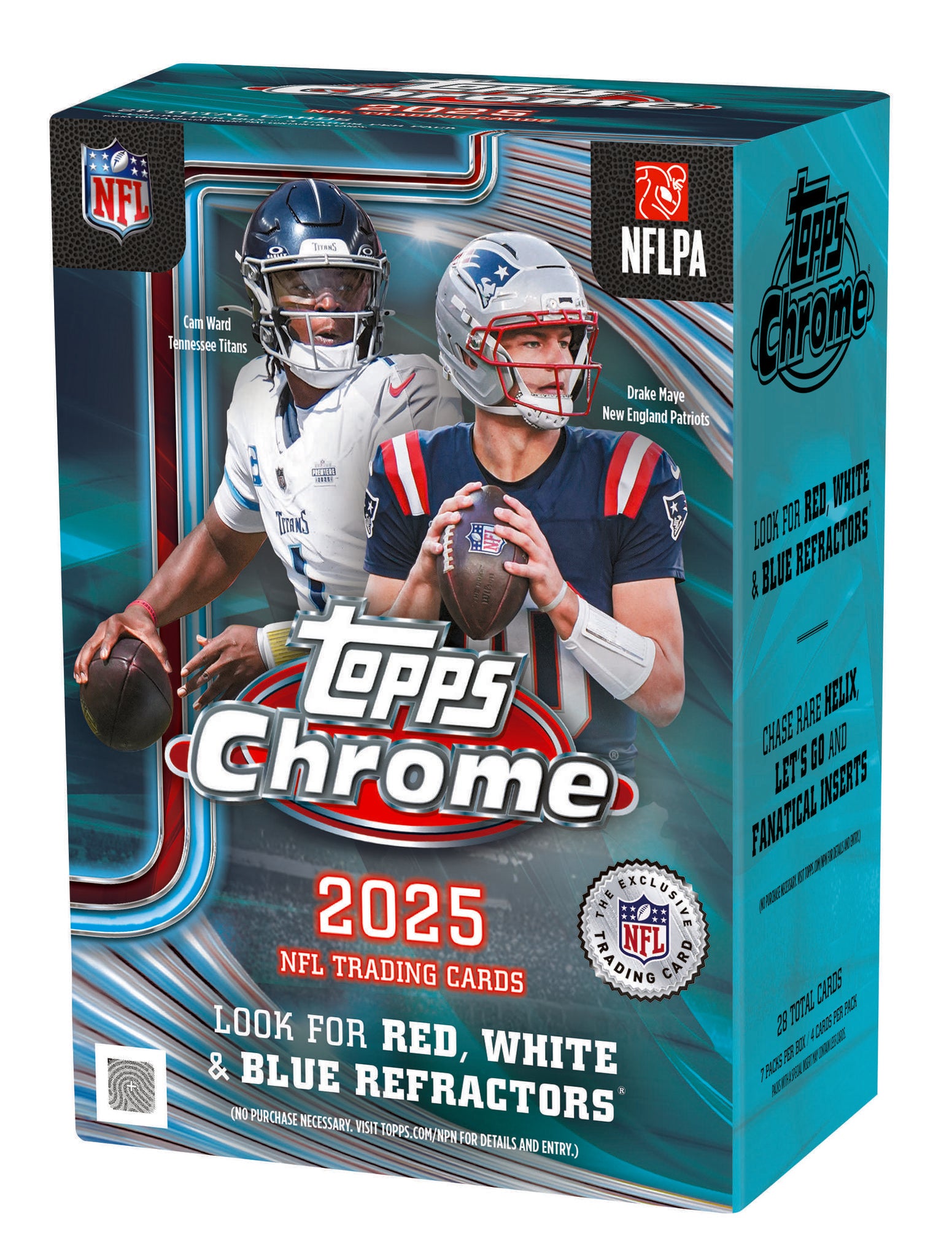 2025 Topps Chrome NFL Value Blaster Box