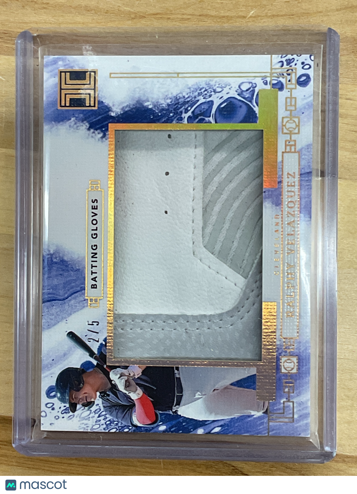 2024 Impeccable Ralphy Velazquez Batting Gloves Patch /5