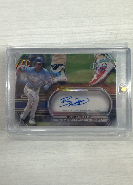 2025 Topps Tribute Bobby Witt Jr. Cleats Auto /99