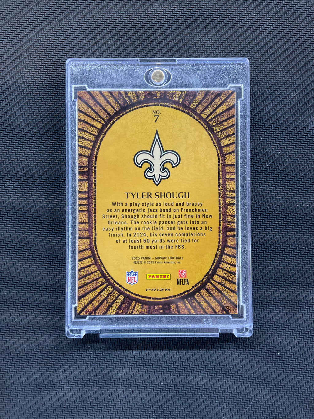 2025 Panini Mosaic Tyler Shouch Micro Case Hit