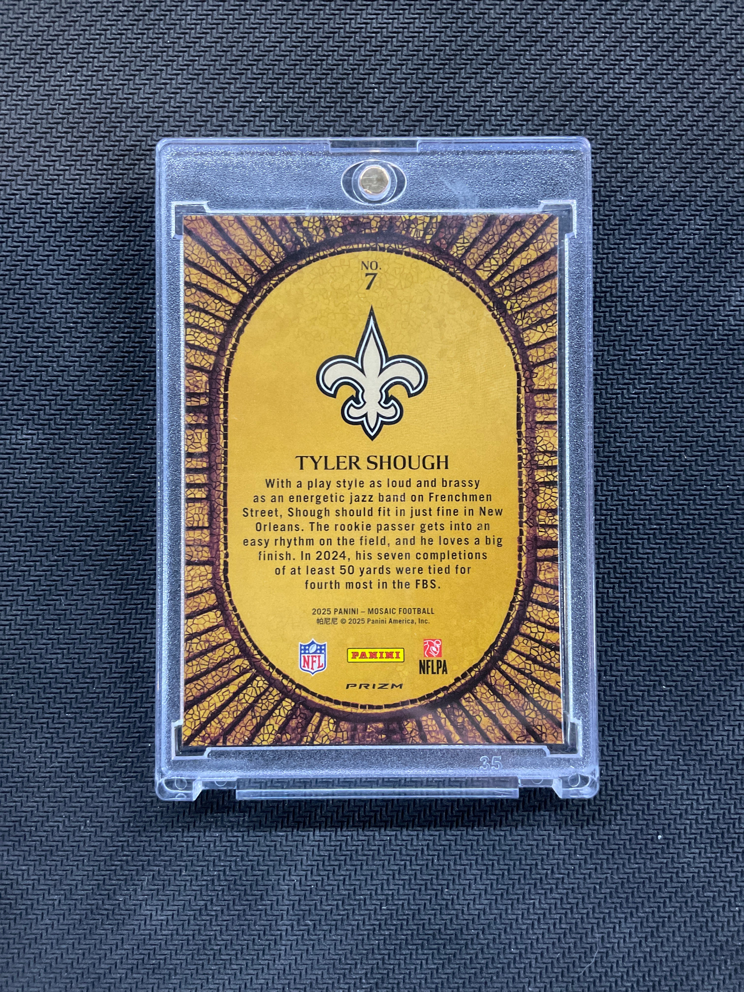 2025 Panini Mosaic Tyler Shouch Micro Case Hit